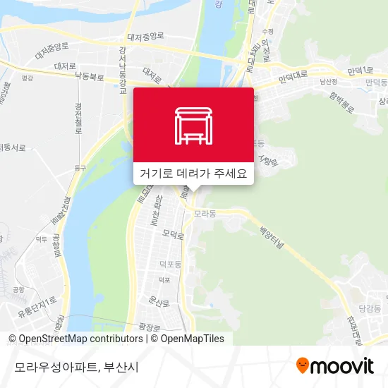 모라우성아파트 지도