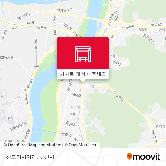 신모라사거리 지도