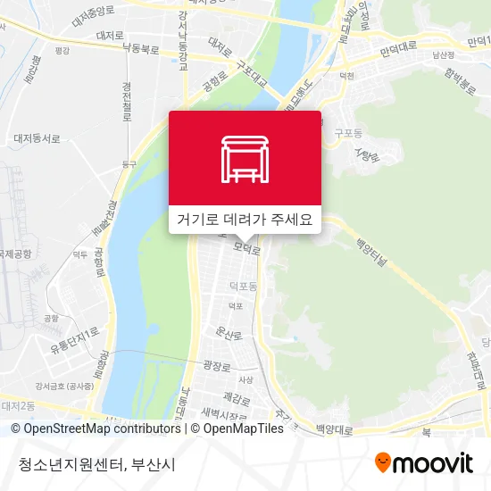 청소년지원센터 지도