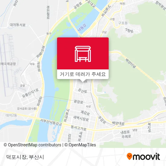 덕포시장 지도