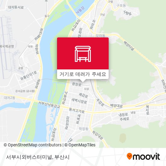 서부시외버스터미널 지도