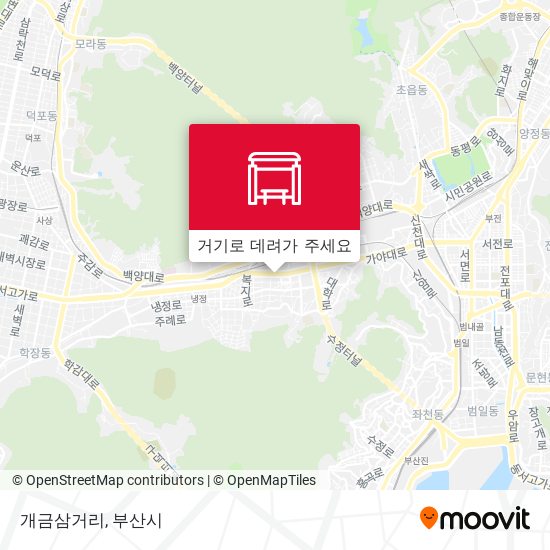 개금삼거리 지도