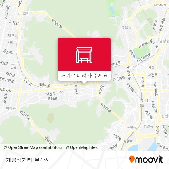 개금삼거리 지도