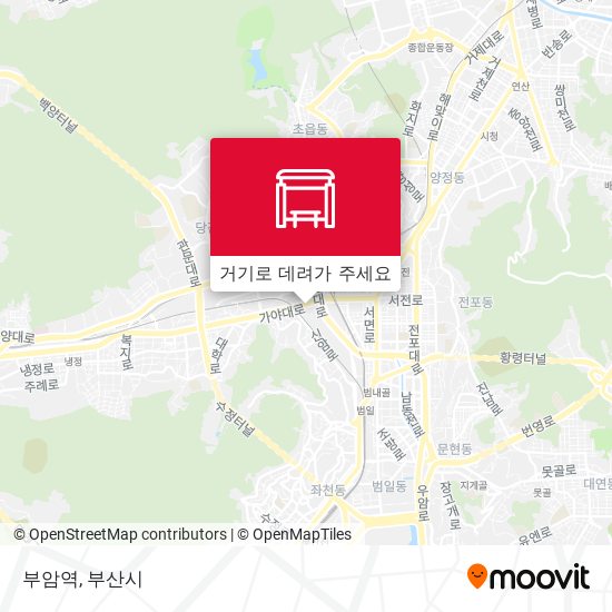 부암역 지도