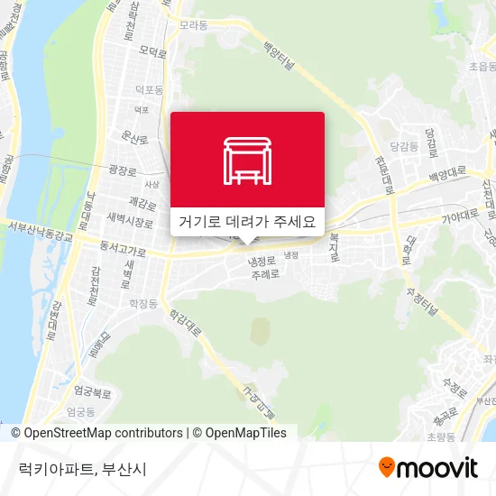 럭키아파트 지도