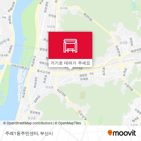 주례1동주민센터 지도