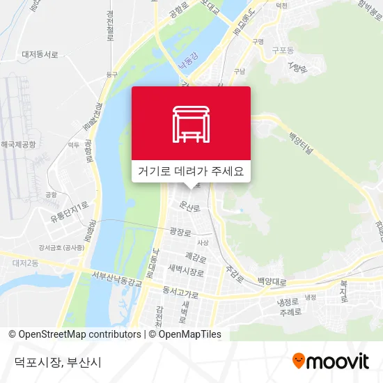 덕포시장 지도