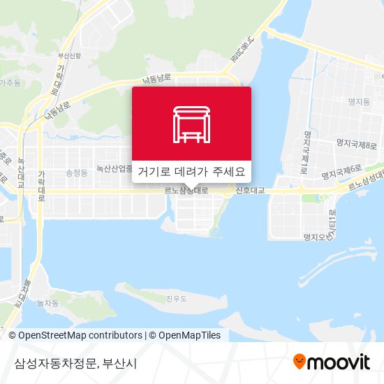 삼성자동차정문 지도