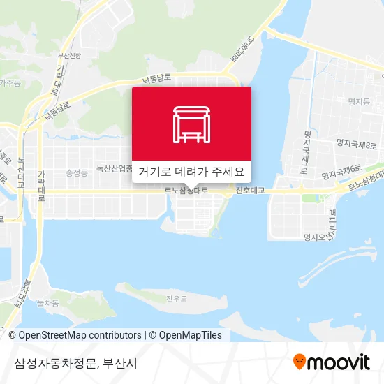 삼성자동차정문 지도