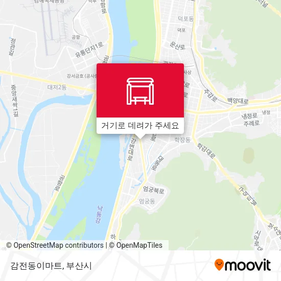 감전동이마트 지도