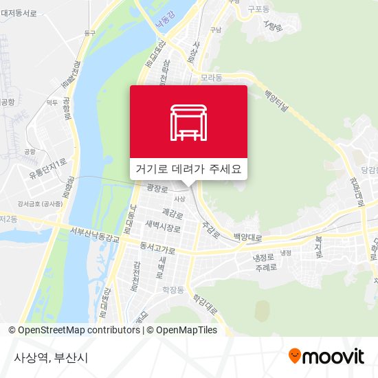 사상역 지도