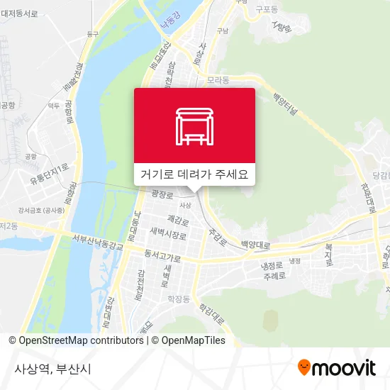 사상역 지도