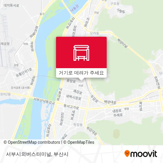 서부시외버스터미널 지도