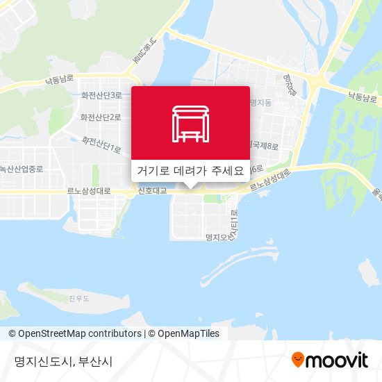 명지신도시 지도