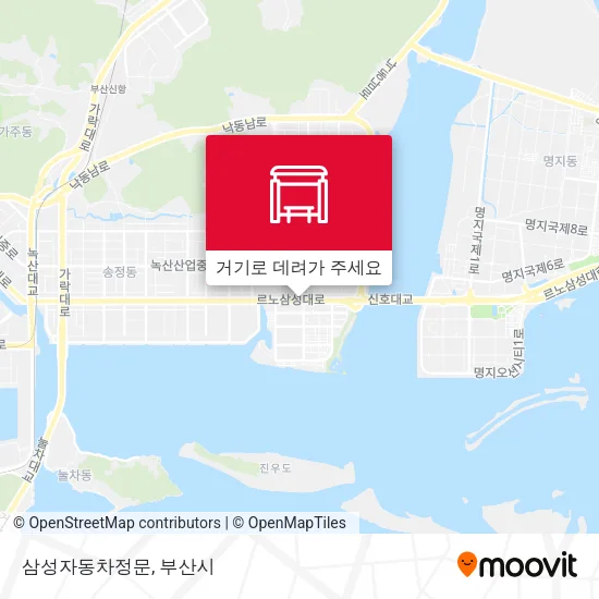 삼성자동차정문 지도