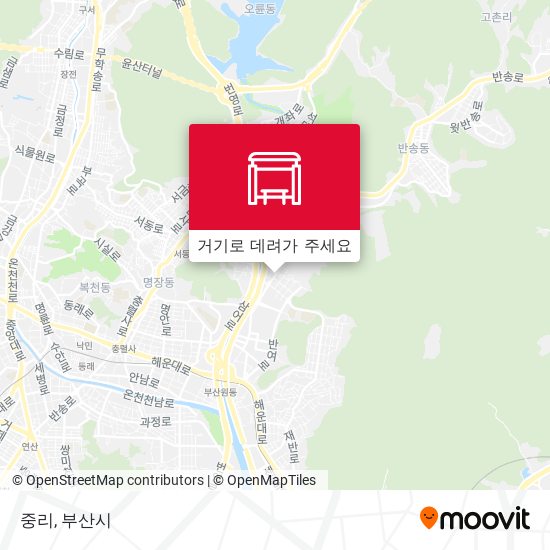 중리 지도