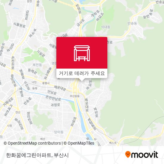 한화꿈에그린아파트 지도