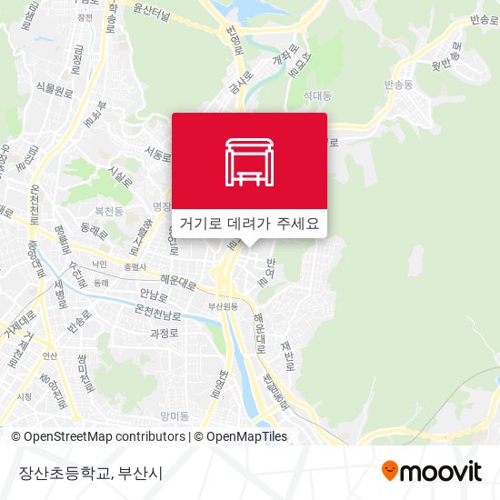 장산초등학교 지도