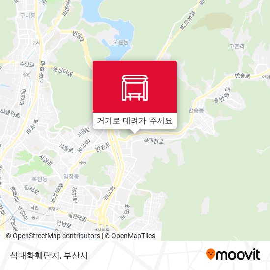 석대화훼단지 지도