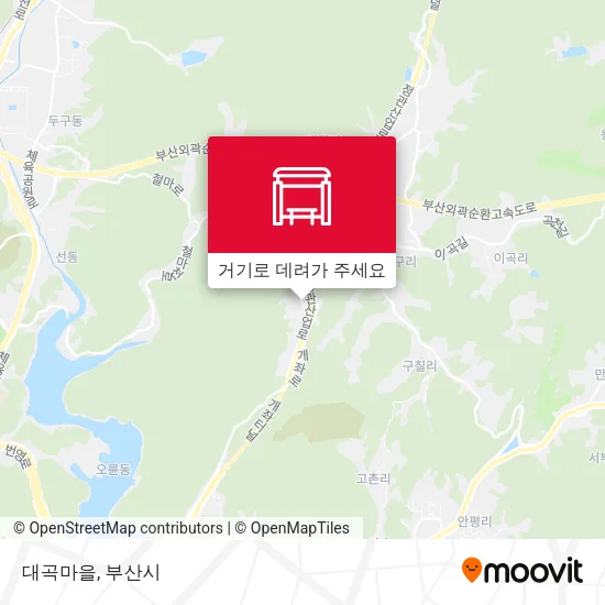 대곡마을 지도