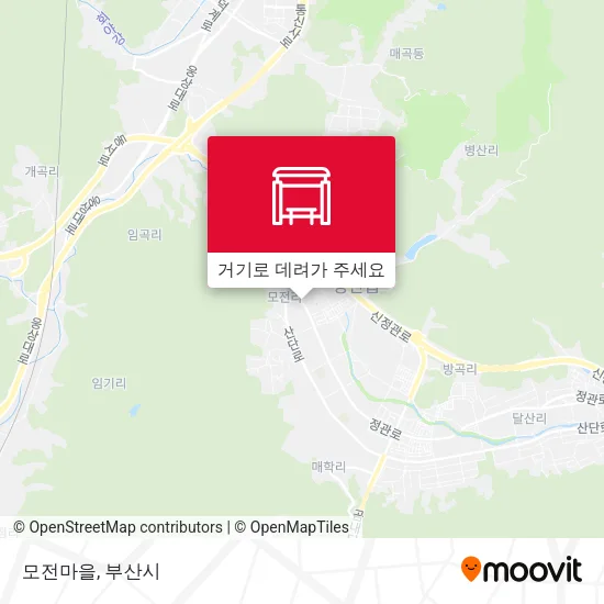 모전마을 지도