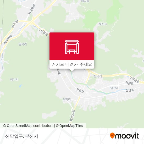 산막입구 지도