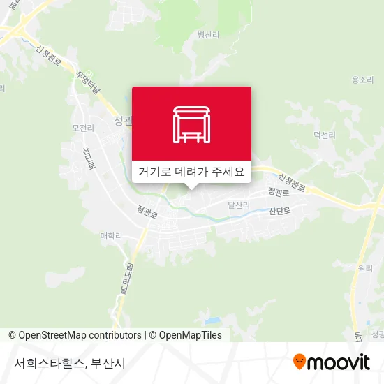 서희스타힐스 지도