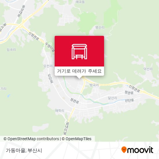 가동마을 지도