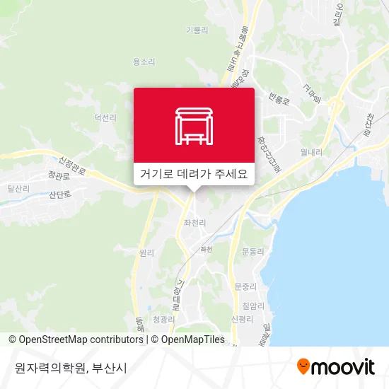 원자력의학원 지도