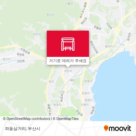 좌동삼거리 지도