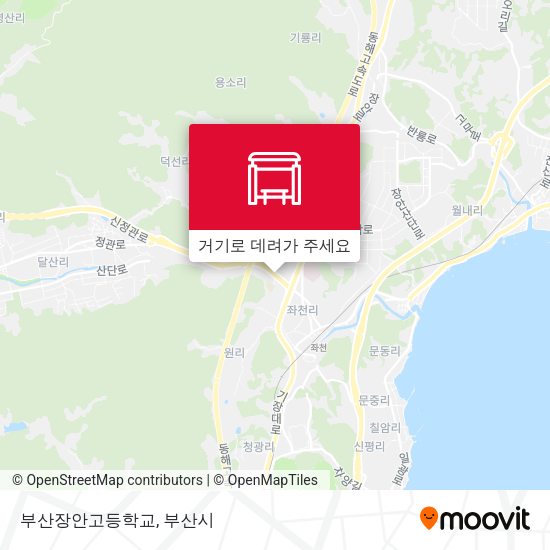 부산장안고등학교 지도