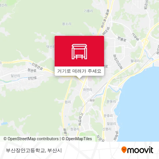 부산장안고등학교 지도
