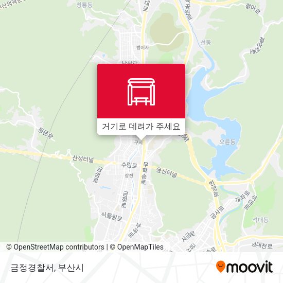 금정경찰서 지도