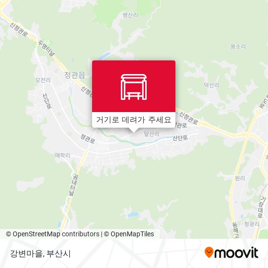 강변마을 지도