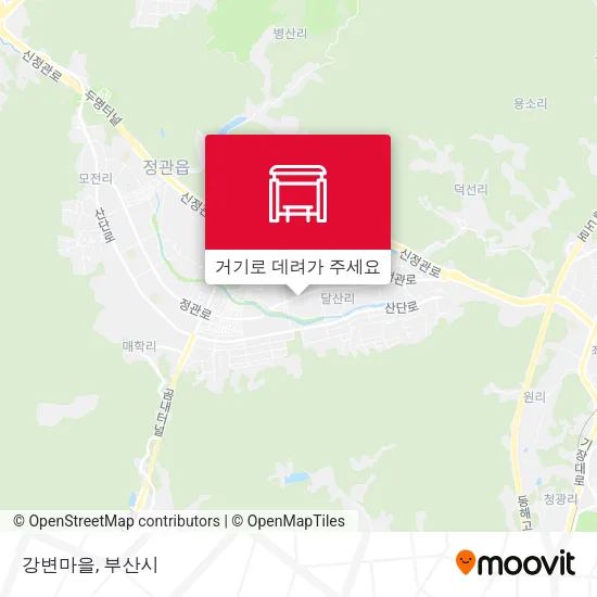 강변마을 지도