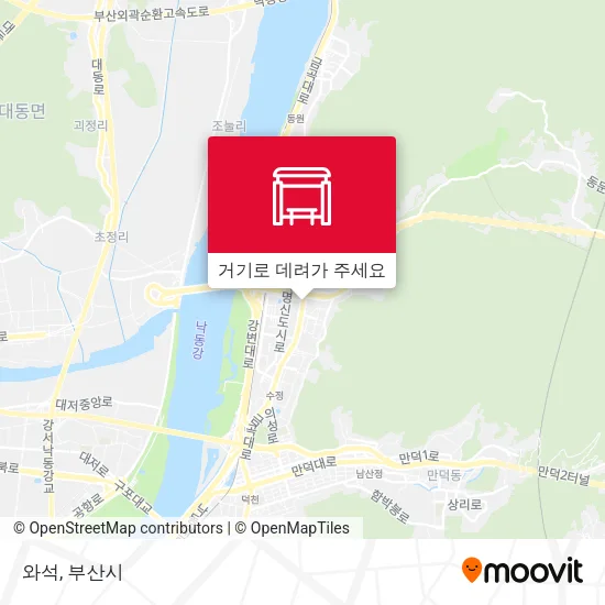 와석 지도