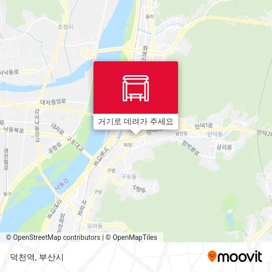 덕천역 지도