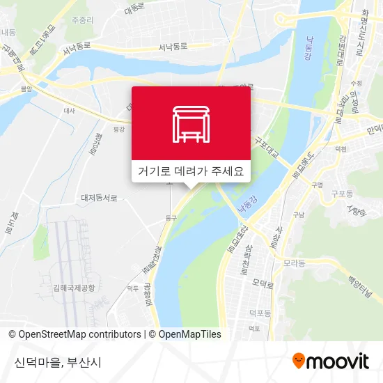 신덕마을 지도