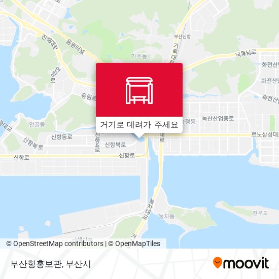 부산항홍보관 지도