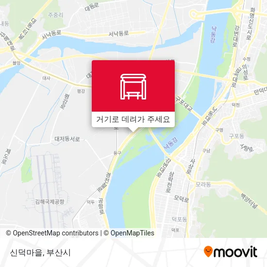 신덕마을 지도