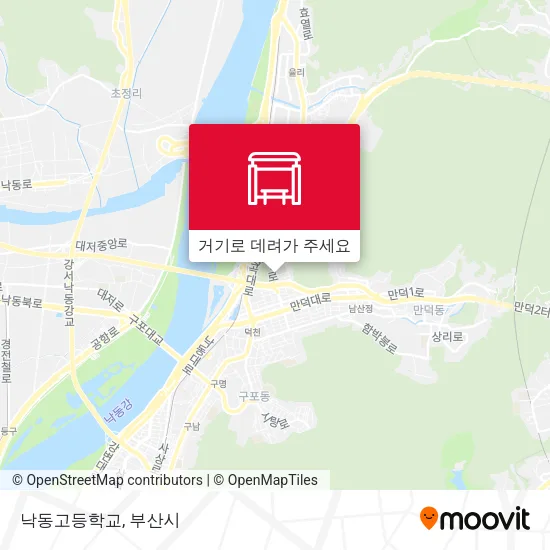 낙동고등학교 지도