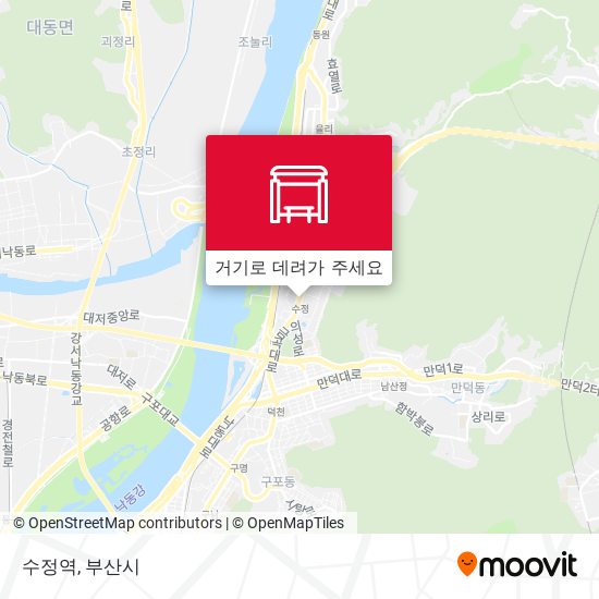 수정역 지도