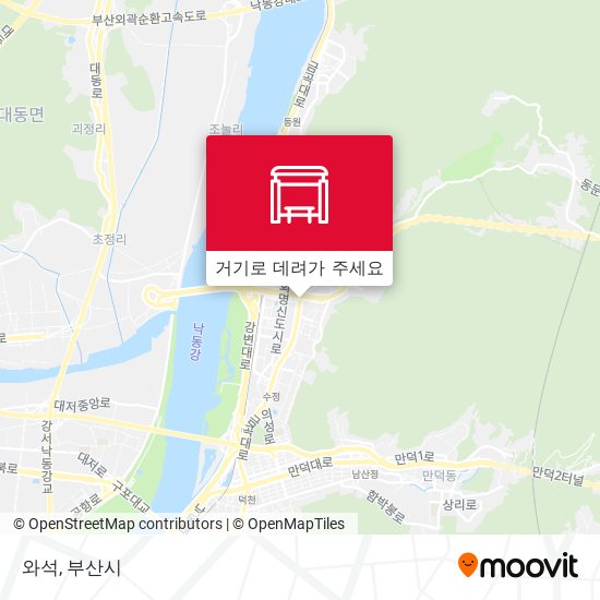 와석 지도
