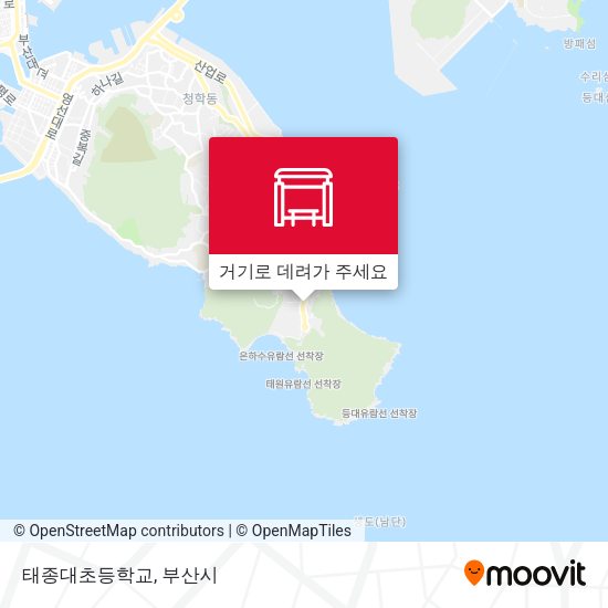태종대초등학교 지도