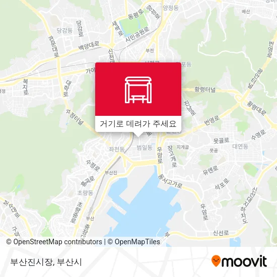 부산진시장 지도