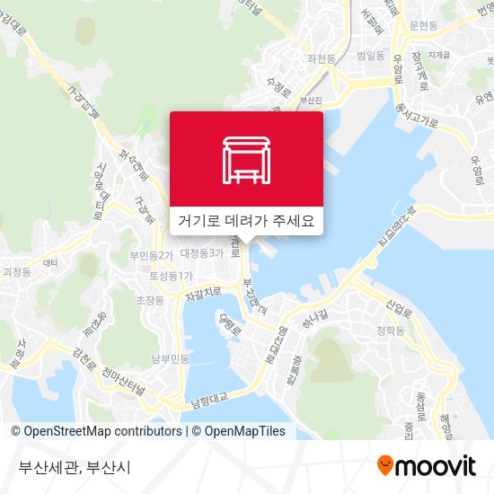 부산세관 지도