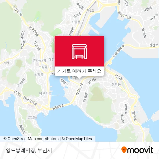 영도봉래시장 지도