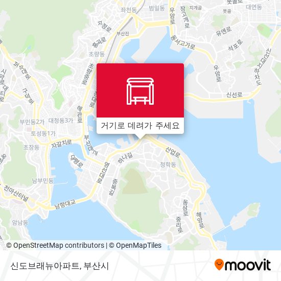 신도브래뉴아파트 지도