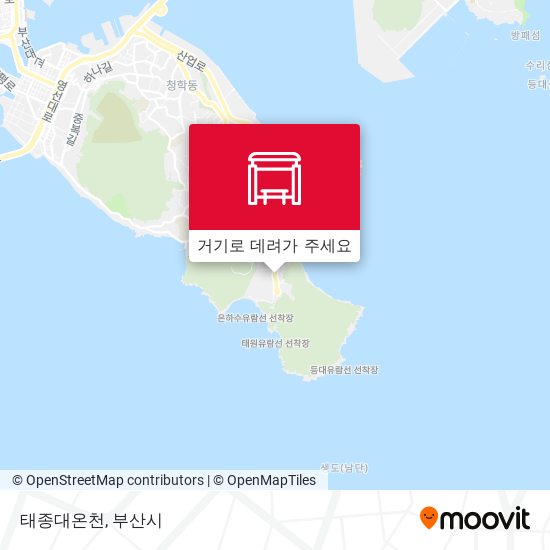 태종대온천 지도