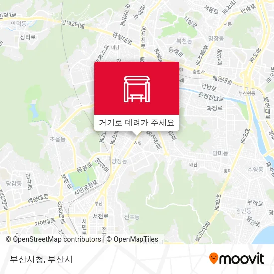 부산시청 지도